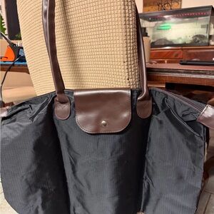 Elegant Black and Brown Men's Bag